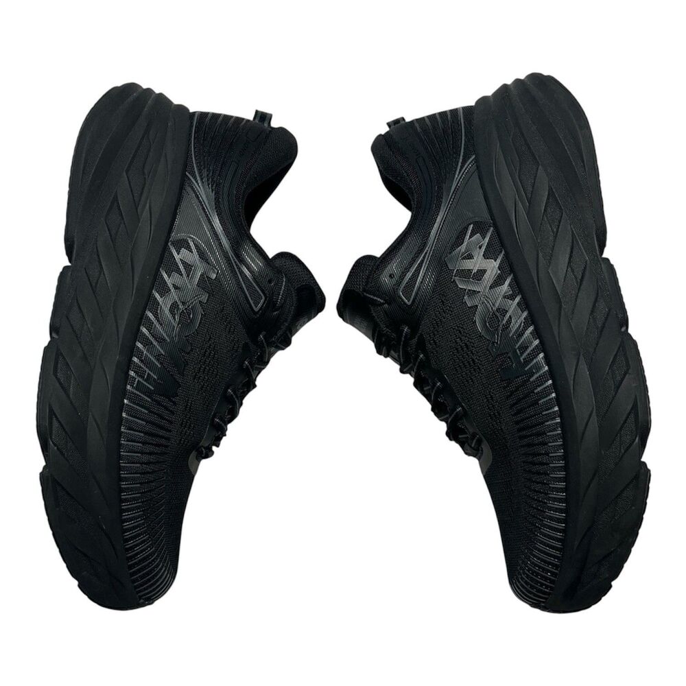 Hoka One One Bondi 7 Women's Size 8.5 Wide sneakers Shoes Black